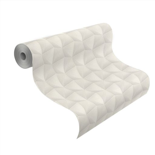 Rasch Make a Change 504644 grafikus 3D hatás fehér szürke ezüst csillogó tapéta