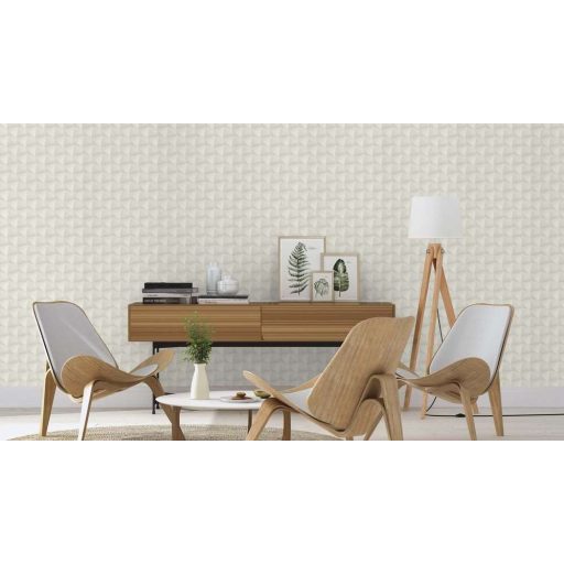 Rasch Make a Change 504644 grafikus 3D hatás fehér szürke ezüst csillogó tapéta