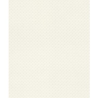   Elegáns apró rombuszminta finom rajzolattal krémfehér csillogó ezüst kemelés tapéta