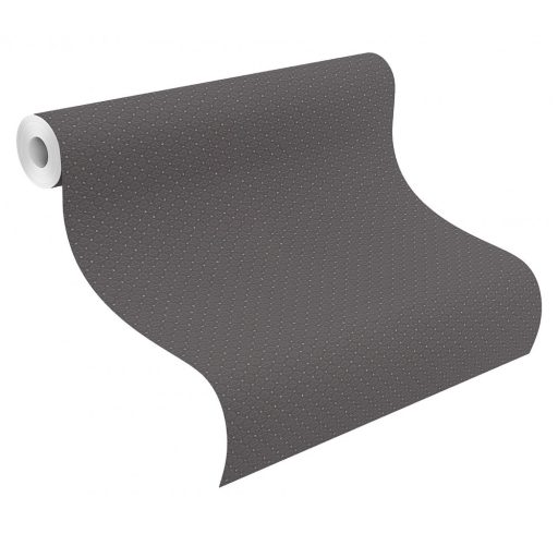 Elegáns apró rombuszminta finom rajzolattal sötétszürke csillogó ezüst kemelés tapéta