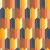 Lutece California Nostalgie 51172805 GRAPHIQUE ORANGE Modern geometrikus minta krém sárga narancs kék barna tapéta