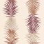 Lutece California Nostalgie 51173107 FEUILLE PALME BEIGE Natur Trópusi pálmalevelek panelszerű megjelenés bézs capuccino aranybarna bordó tapéta