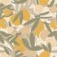 Lutece California Nostalgie 51200607 AGRUMES JAUNE BEIGE Natur Stilizált naív citrusok bézs sárga zöld fehér tapéta