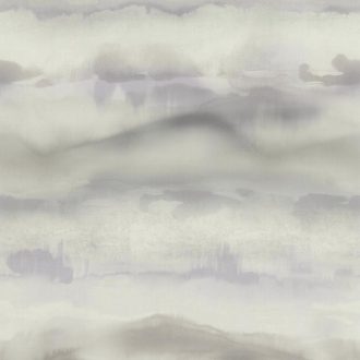   Festői akvarell színátmenetes minta szürke és krémszürke tónusok halvány lila tapéta