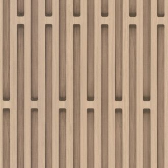   Organikus minimalizmus és szemfényvesztés - 3D hatású bordázott falpanel mézszín homok világos tölgy és sötétbarna tónus tapéta