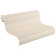   Csillogó hatású nemes dekoráció klasszikus csíkos minta krém krémrózsaszín tapéta