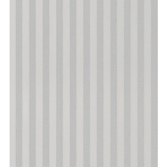   Csillogó hatású nemes dekoráció klasszikus csíkos minta krémfehér ezüstszürke tapéta