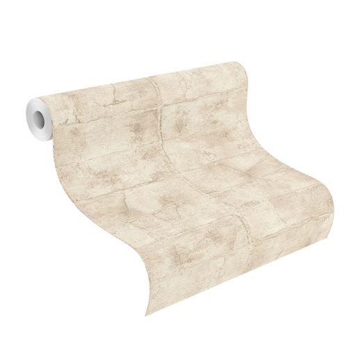 Rasch Concrete 520132 Natur/Ipari design Természetes kőfalazat érdesített struktúra krém bézs szürkésbézs tónus tapéta