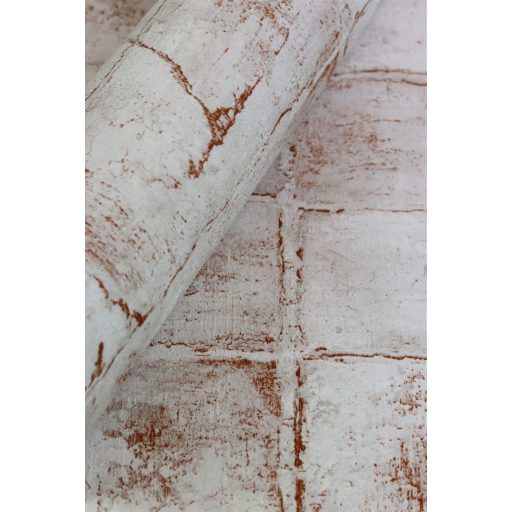 Rasch Concrete 520149 Natur/Ipari design Természetes kőfalazat érdesített struktúra krémfehér terrakotta tapéta
