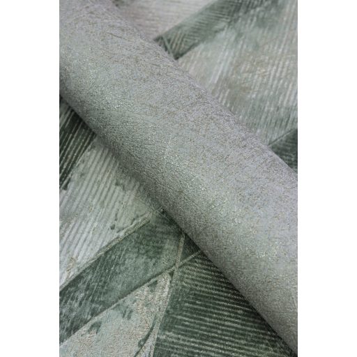 Rasch Concrete 520279 Natur Texturált művészi törléstechnika szürkés világoszöld matt arany finom csilllogás tapéta