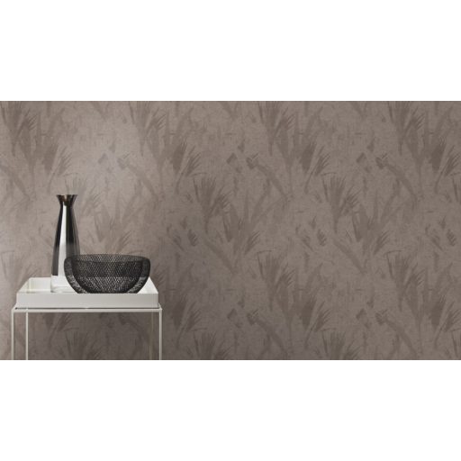 Rasch Concrete 520750 Natur Absztrakt levelek árnyjátéka beton háttéren szürke és sötétszürke árnyalatok tapéta