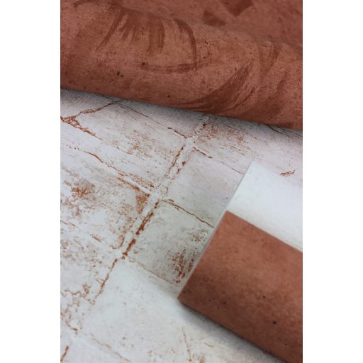 Rasch Concrete 520828 Natur/Ipari design Beton megjelenítés érdesített felület törtfehér tapéta