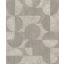 Rasch Concrete 521351 Geometrikus játékos körök retro hangulatú grafikai design szürke árnyalatok tapéta
