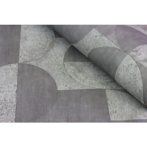 Rasch Concrete 521351 Geometrikus játékos körök retro hangulatú grafikai design szürke árnyalatok tapéta