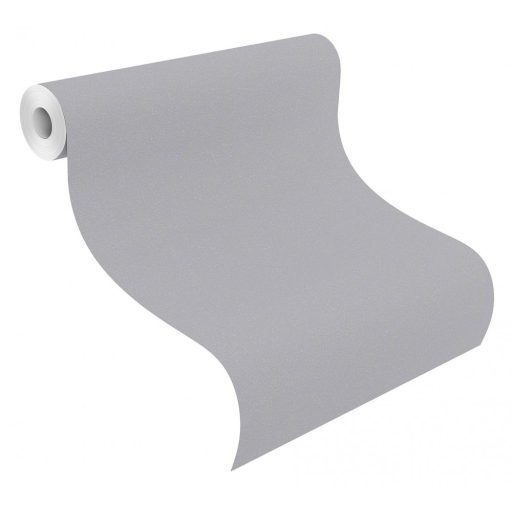 Finoman csillogó ezüst fénypontok egyszínű elefántszürke tapéta