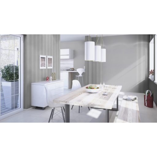 Finoman csillogó ezüst fénypontok egyszínű elefántszürke tapéta