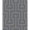 Rasch Sparkling 523928 Grafikus görög labirintus minta éjkék  bronz csillogó tapéta