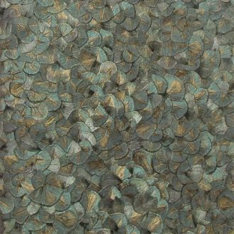   Marburg Glööckler 52555 Igazi ékszerdoboz! Finom levelek természetes ritmusban meleg szürke hűvös kék és arany tónus tapéta