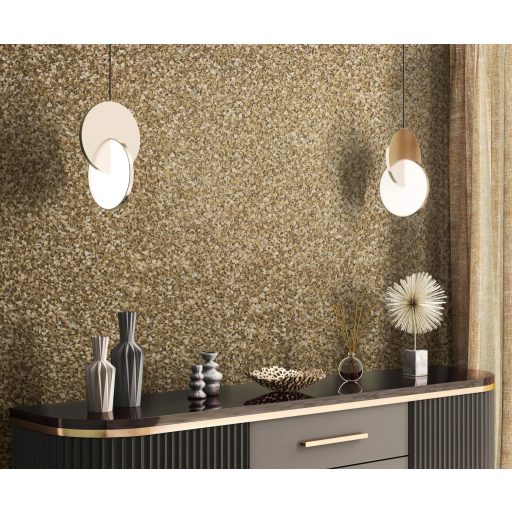 Marburg Glööckler 52556 Igazi ékszerdoboz! Finom levelek természetes ritmusban meleg barna aranybarna és bronz tónus tapéta