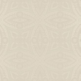   Rasch Berlin 529715 Díszítóminta kör díszek stukkó mintázat textil struktúra fehérarany fénylő hatás tapéta