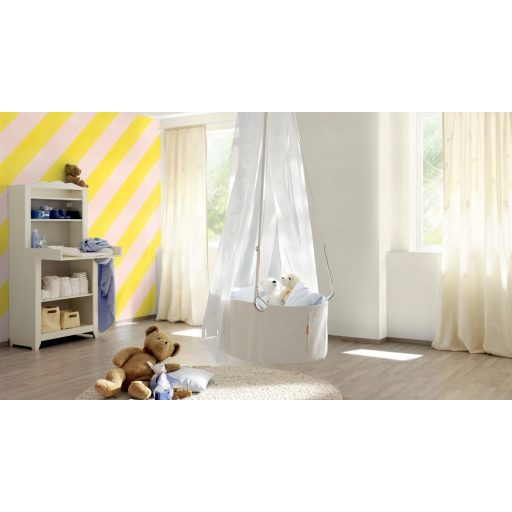 Rasch Amazing/Bambino XVIII/Club Botanique/SALSA 531404 texturált egyszínű fehér tapéta