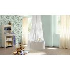 Rasch Bambino XVIII/Club Botanique 531428 texturált egyszínű pasztel kék tapéta