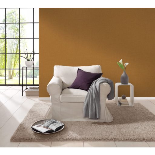 Rasch Amazing/SALSA 531466 Natur Egyszínű természetes textilstruktúra konyakszín tapéta