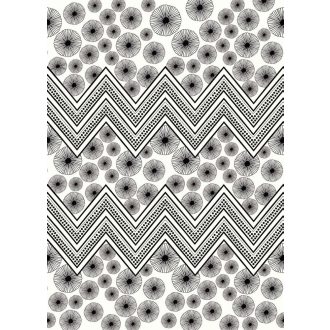 Rasch Most Fabulous 532043 grafikus cikk-cakk minta falpanel