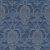 Rasch Trianon XII, 532159  klasszikus királyi díszítőminta bársonyos megjelenés hímzett díszek kék szürkéskék bézsarany tapéta
