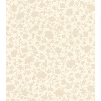   Rasch Trianon XII, 532432 klasszikus indaminta krémfehér pezsgőszín tapéta