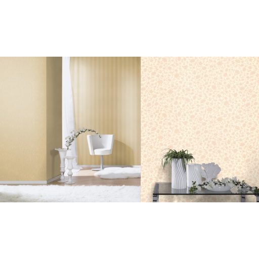 Rasch Trianon XII, 532845 strukturált egyszínű világos arany tapéta