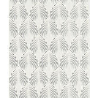   Rasch Yucatan 535839  Geometrikus egyedi rombuszminta 3D fehér szürkésfehér ezüst enyhe felületi csillogás tapéta