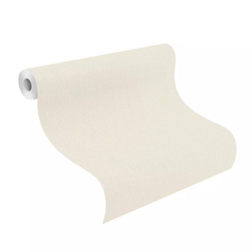 Kifinomult textil textúrájú és enyhén rovátkolt egyszínű minta fehér tónus finom fény tapéta