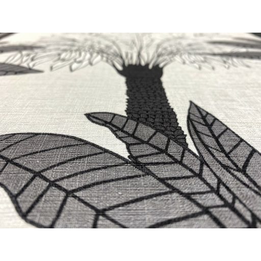 Natur "skandináv" trópusi pálmafák világos homokszín sötétszürke fehér fekete tapéta