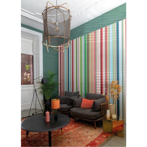 Rasch Club Botanique 539134 Potpourri csíkos szines falpanel