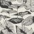 Rasch Amazing 539646 Natur Absztrakt formájú ázsiai lótuszlevelek vászon struktúra szürkésfehér szürke antracit tapéta