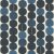 Rasch Amazing 539745 Grafikus Láncreakció! kézzel festett körök egymás után sorakoznak fehér antracit kék sötétkék tapéta