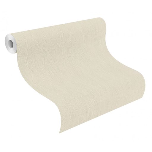 Rasch #ROCKENROLLE 540819  Egyszínű strukturált meleg világos szürke krémszín fémes hatás tapéta