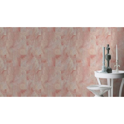 Rasch #ROCKENROLLE 540956 Geometrikus grafikus téglalap alakú "törölt"mezők mályva ezüst fémes hatás tapéta