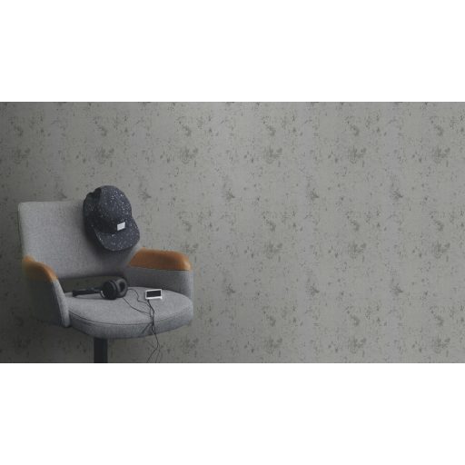 Rasch #ROCKENROLLE 541168  Natur durva vakolatlan fal szürke sötétszürke árnyalatok tapéta