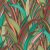 Rasch Amazing 541267 Natur Botanikus Stilizált illatos sárkányfa levélzete türkiztől a vörösig zöldtől a rózsaszínig szines tapéta