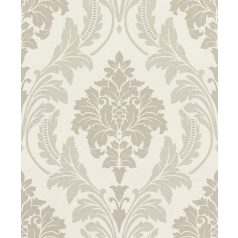   Rasch GLAM 541601 Neoklasszikus barokk virágdíszítés krémszín bézs ezüstözött csillámló mintázat tapéta 