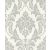 Rasch GLAM 541625 Neoklasszikus barokk virágdíszítés krémfehér ezüstszürke csillámló mintázat tapéta
