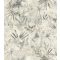 Rasch Poetry II 543018 Natur Organikus textil pálma páfrány bokor világos szürke szürke árnyalatok tapéta