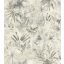 Rasch Poetry II 543018 Natur Organikus textil pálma páfrány bokor világos szürke szürke árnyalatok tapéta