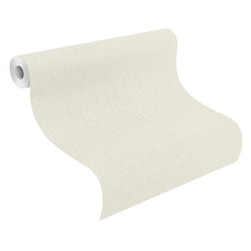 Rasch Highlands 550412 Egyszínű textil fehér finom csillogás tapéta