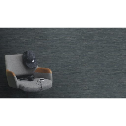 Rasch Highlands 550580  Natur bambusz megjelenítés indigókék fekete arany tapéta