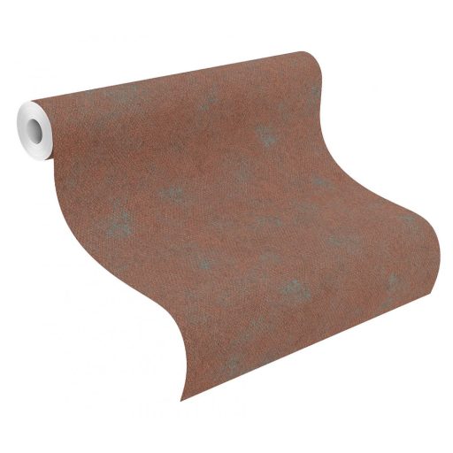 Natur kígyóbőr struktúrájú díszítőminta vörösesbarna petrolszín nemes fényhatás tapéta