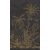 Rasch Salisbury 552058 Trópusi Botanikus kifinomult megjelenés hangulatos pálmafák aljnövényzettel antracit fekete arany falpanel
