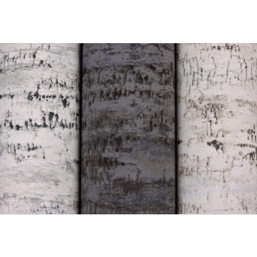 Rasch Composition 554045 Natur fehér nyírfa kérge világos és sötétszürke árnyalatok tapéta